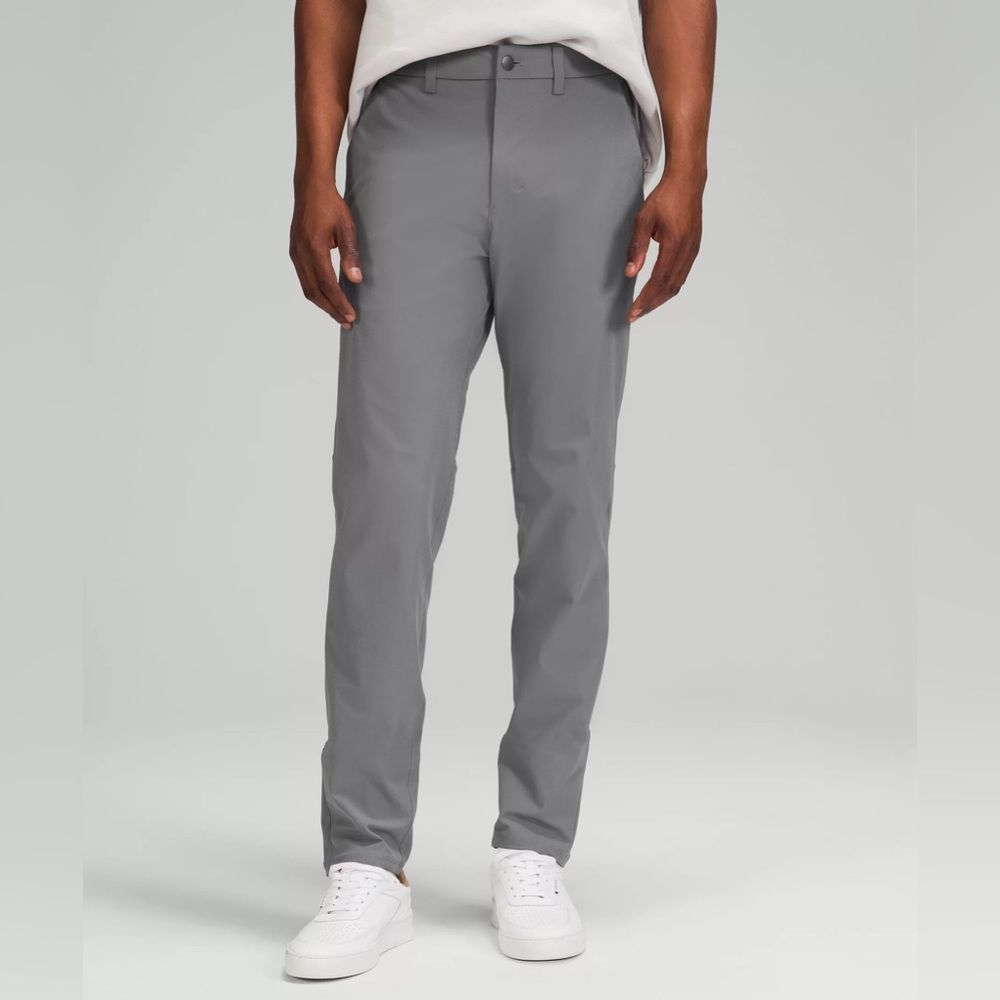 Lululemon Men’s Commission Slim-Fit Pant 32" Warpstreme Asphalt Grey